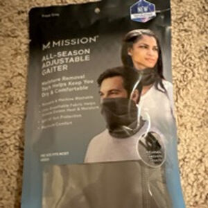 Unisex Mission Face Mask Gaiter Frost Gray One Size